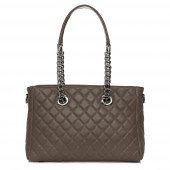 Geanta dama din piele naturala DiAmanti Lucia Taupe Scuro Geanta dama din piele naturala DiAmanti Lucia Taupe Scuro